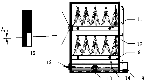 Production device and process of PPS filter bag with combined removal function of combined pollutants