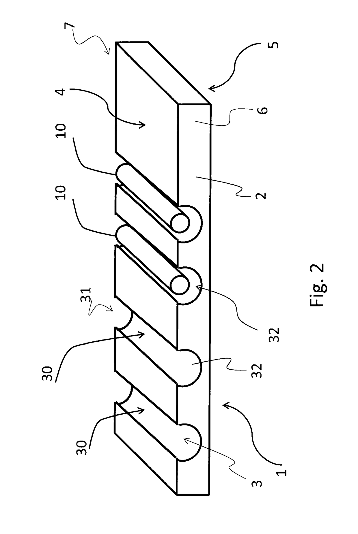 Method for producing a heat exchanger and relevant heat exchanger