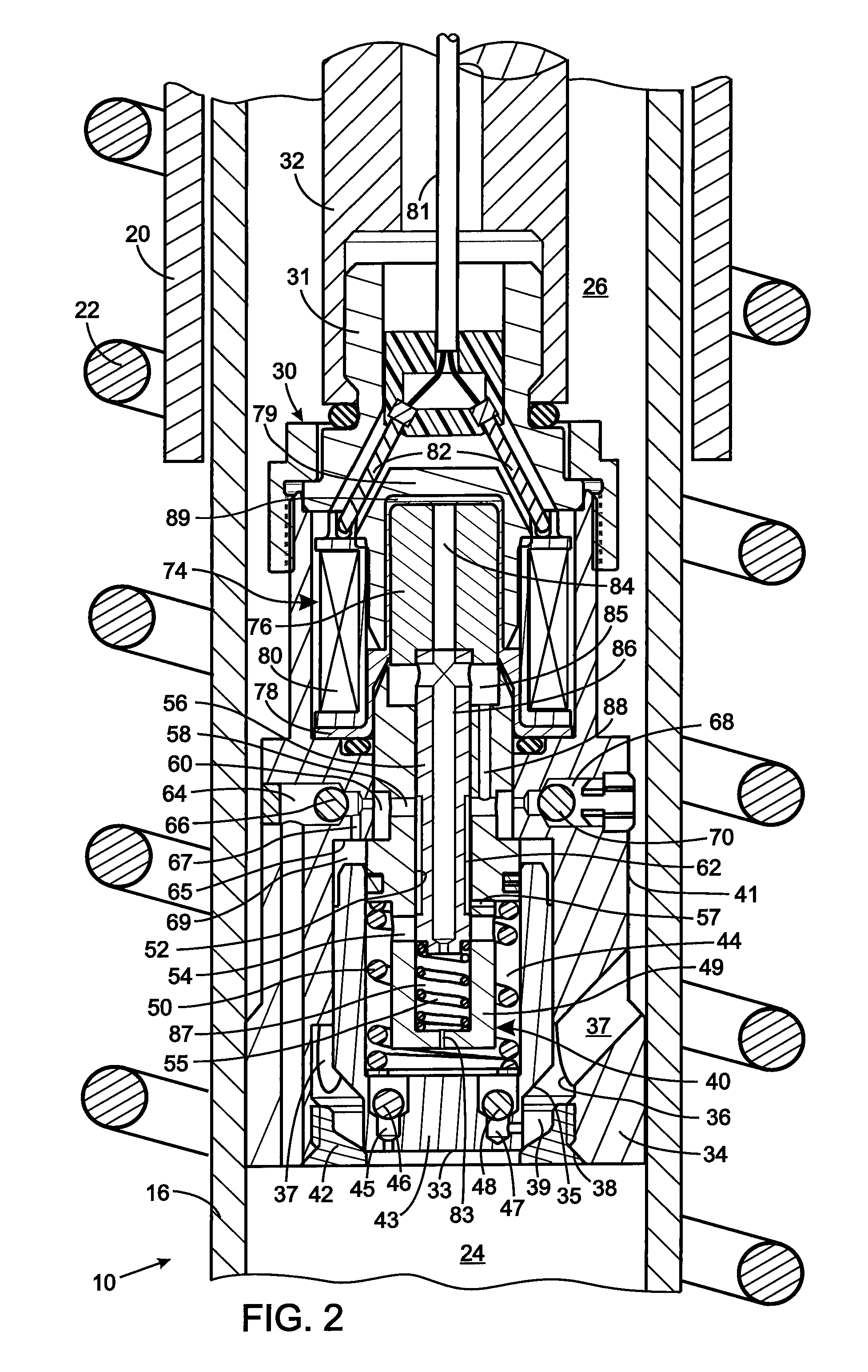 Piston With An Integral Electrically Operated Adjustment Valve For A Hydraulic Vibration Damper