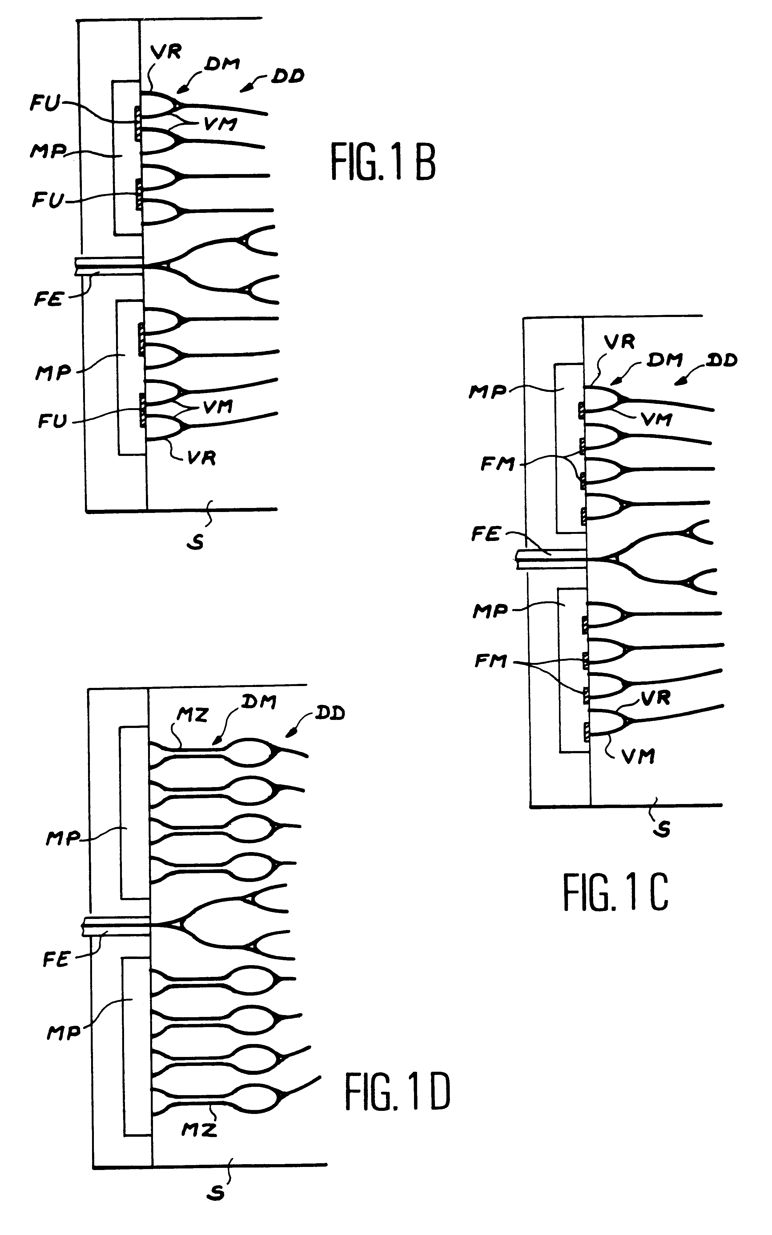 Device for reading spectral lines contained in an optical spectrum