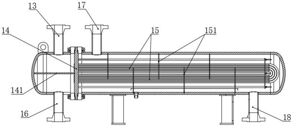 Online hot plate furnace hazardous waste co-processing device and using method