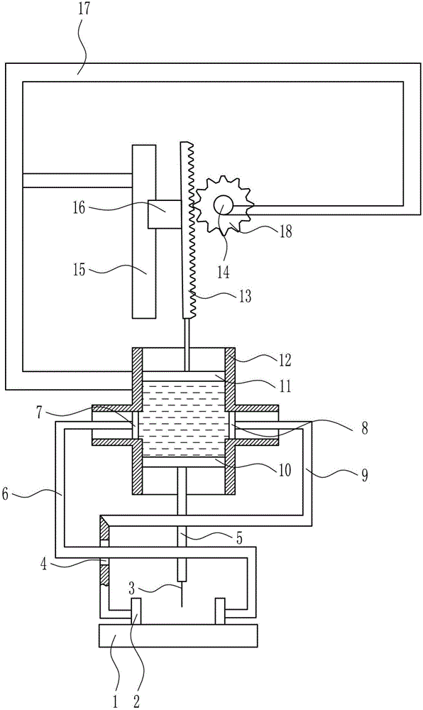 High-efficiency nail cut-off device for hardware