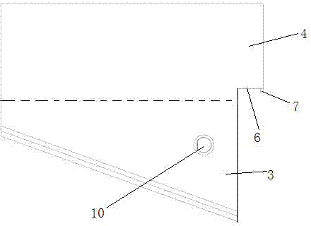 Water storage and supply module for plant planting on slope roof