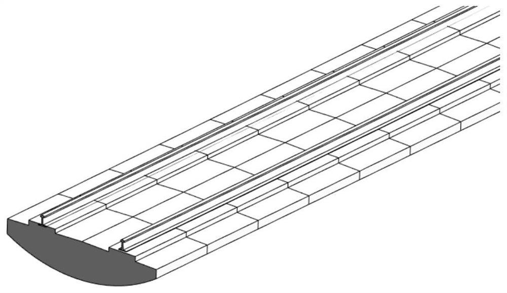 Construction method of subway three-dimensional trackless measurement platform
