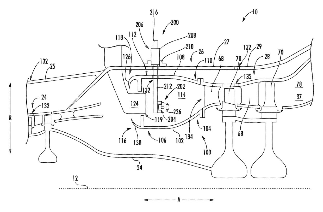 Gas turbine engine maintenance tool