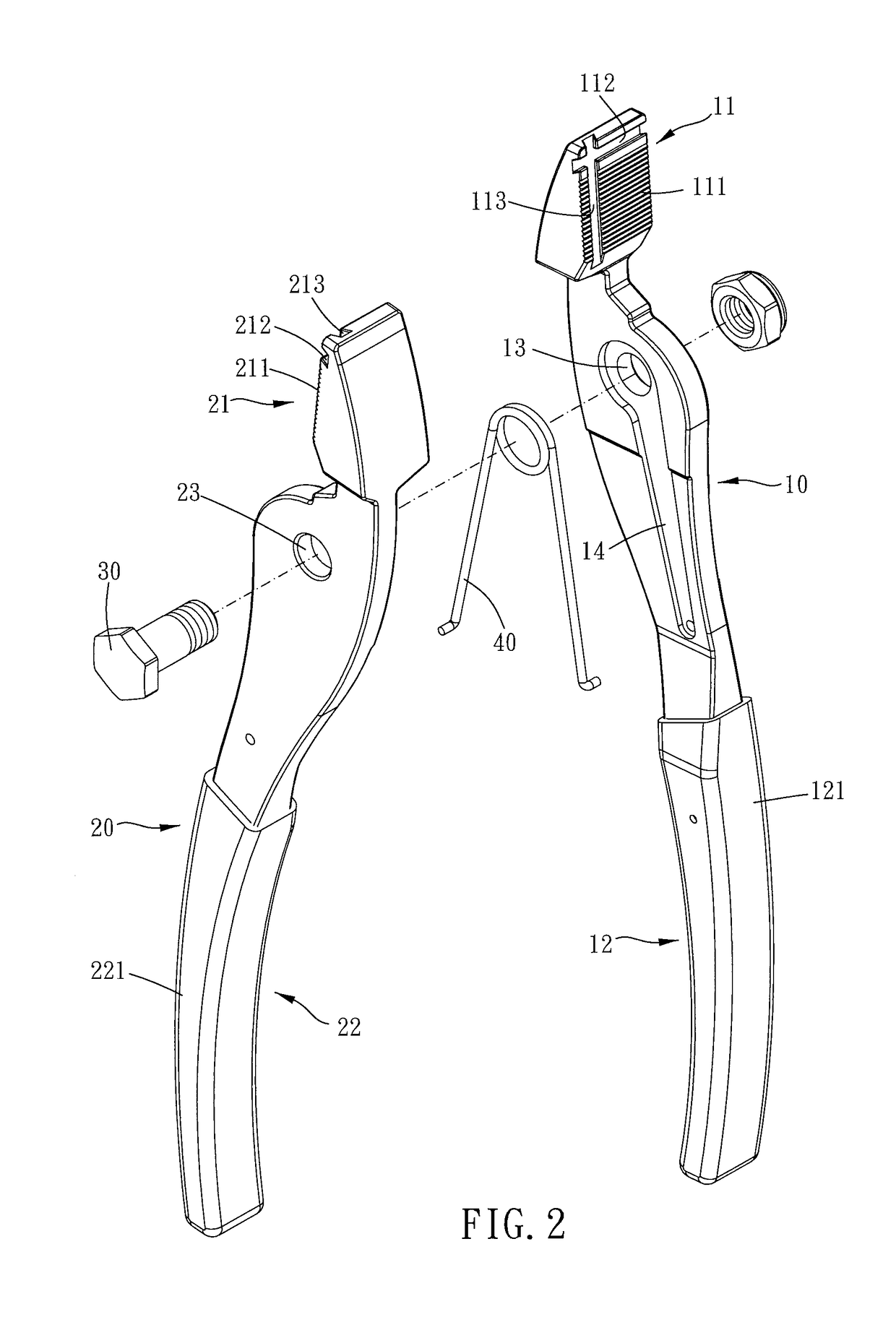 Pipe clamp pliers