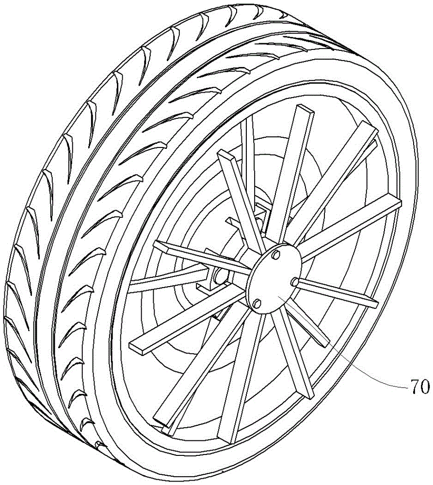 Wheel for amphibious vehicle