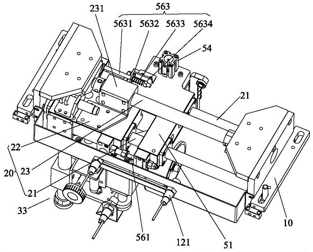 Single-motor head and tail end cropping device of automatic edge banding machine