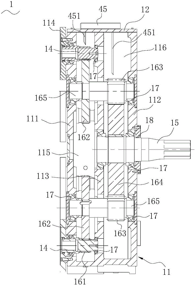 Driving device and injection molding machine provided with driving device