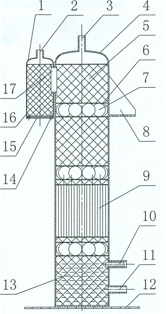 Hydrogen-oxygen mixed gas dry and wet integrated flame arrester