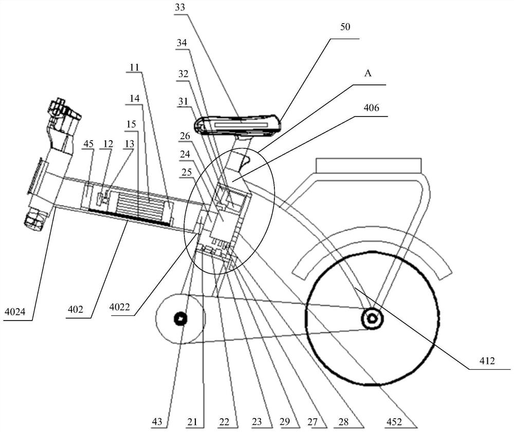 Hydrogen fuel cell power-assisted bicycle