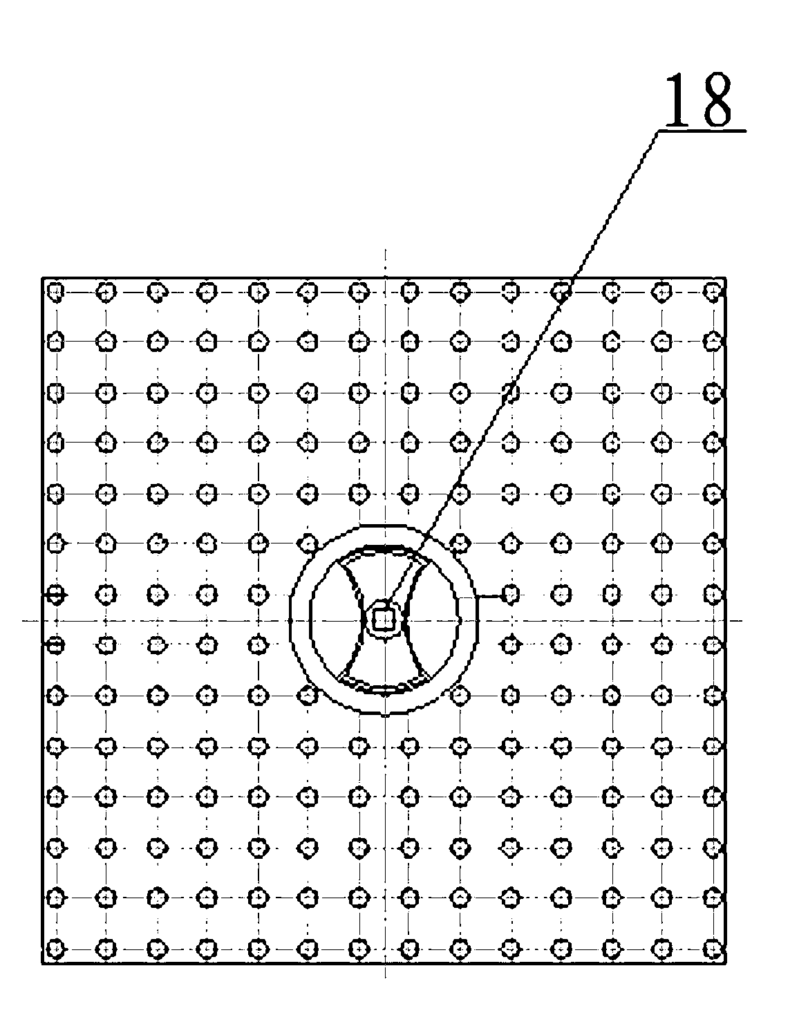 Marine novel wind distributor