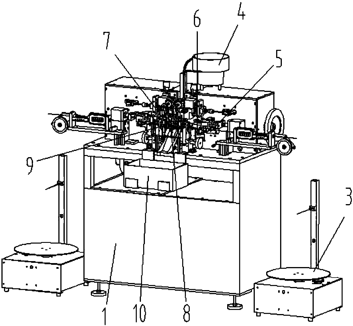 Butt butt welding machine for metal materials