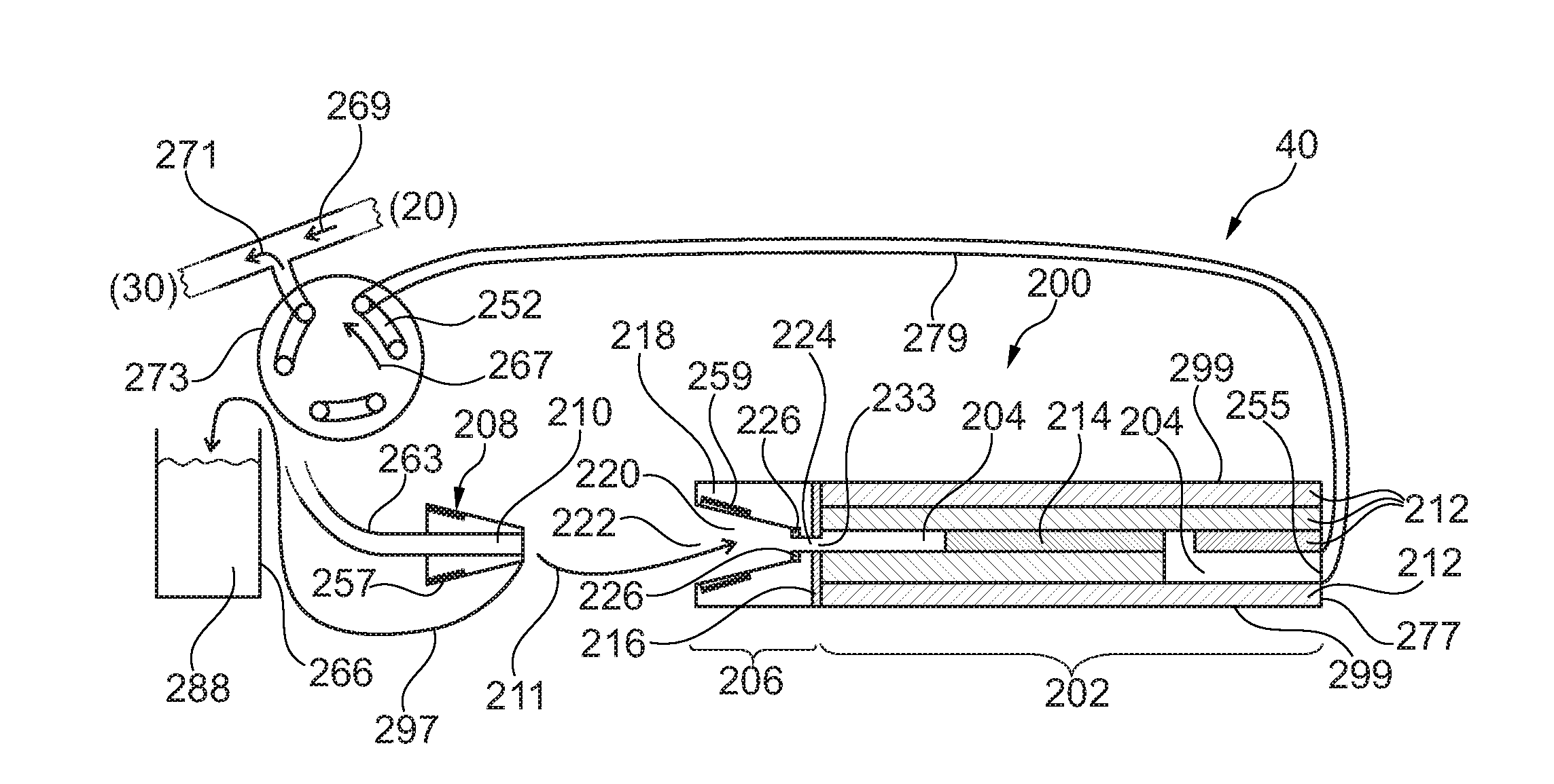 Integrated fluidic connection of planar structures for sample separation devices