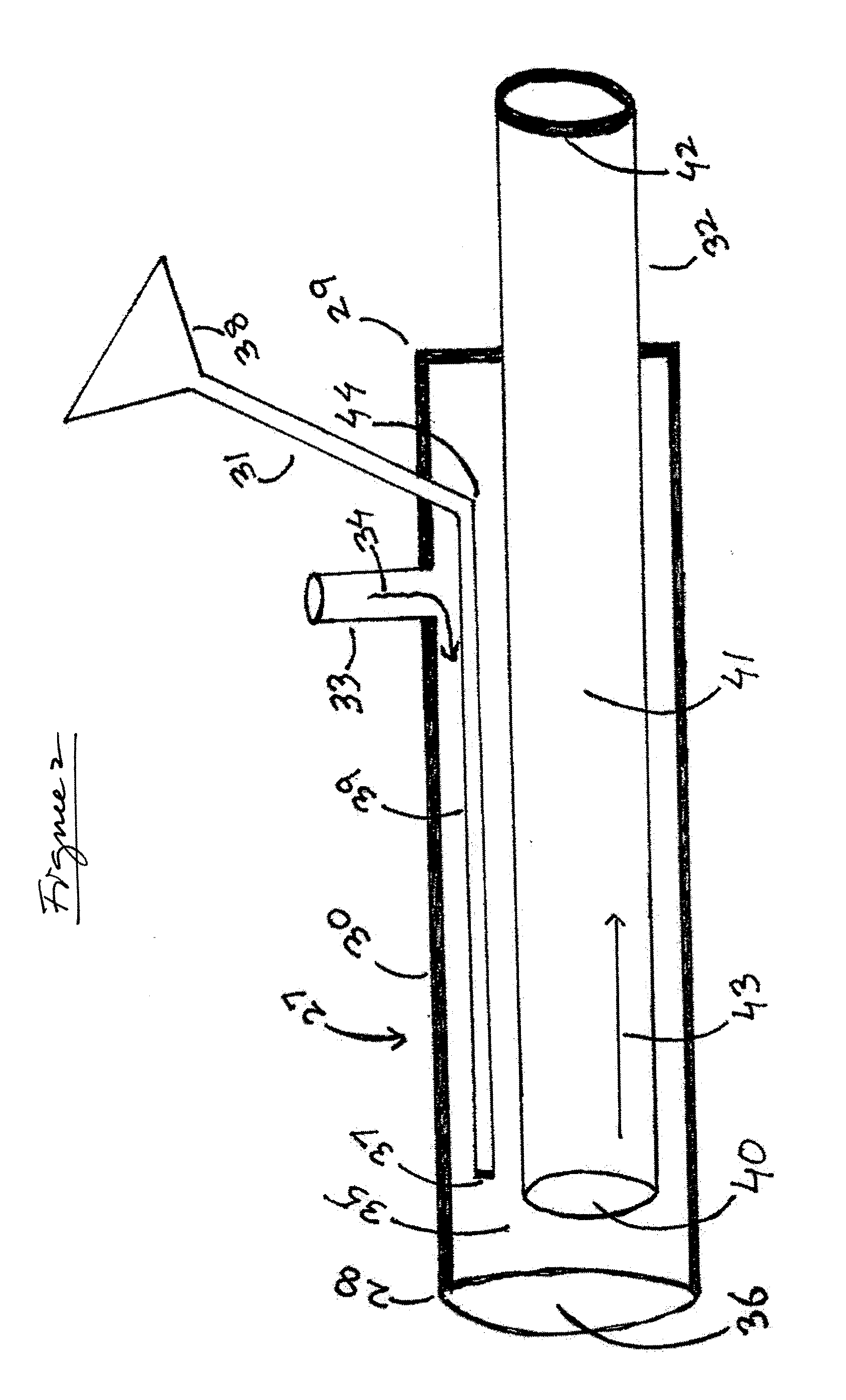System for evacuating detached tissue in continuous flow irrigation endoscopic procedures