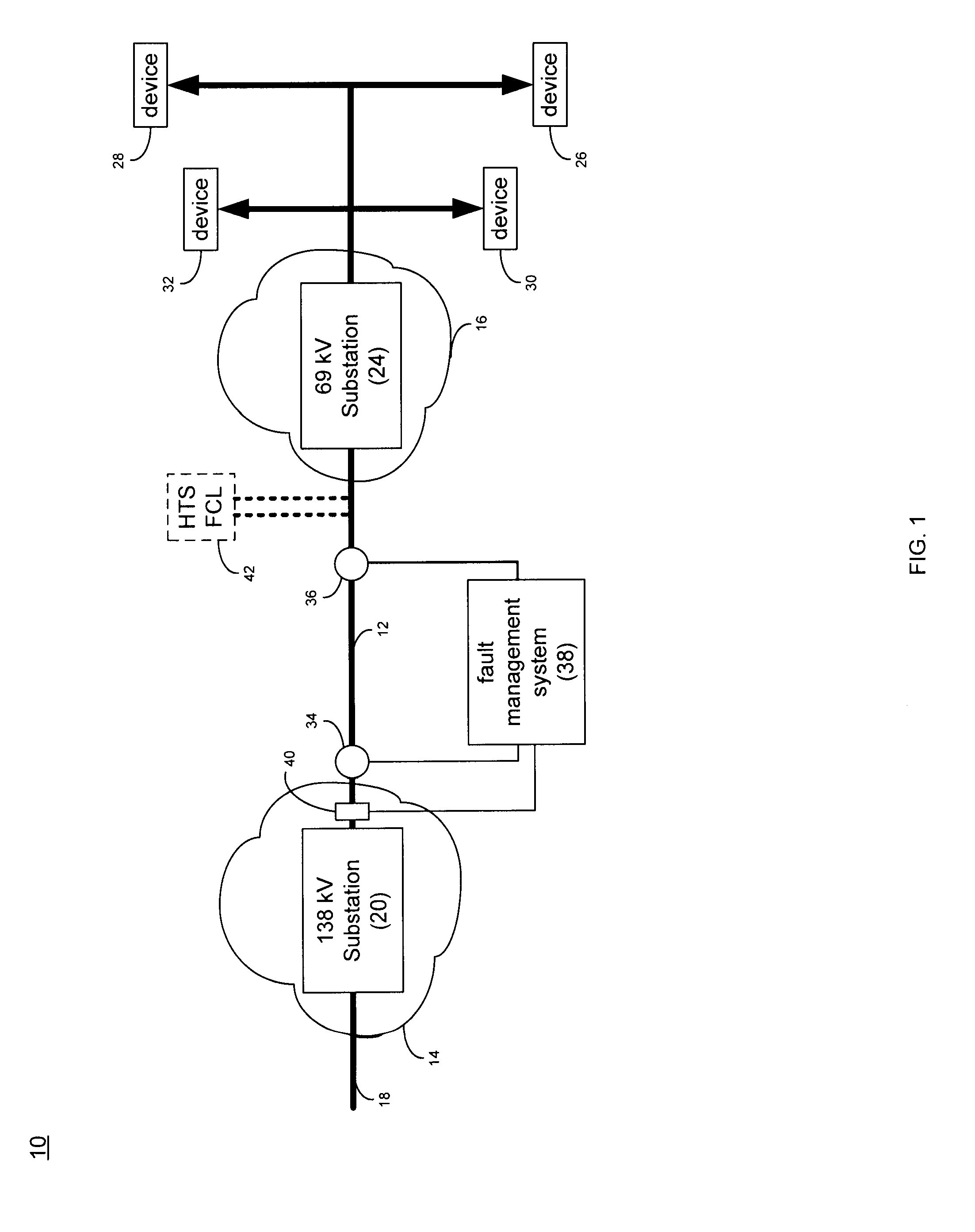 Parallel connected hts fcl device
