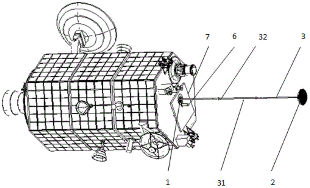 A flying tongue capture mechanism and space target capture method