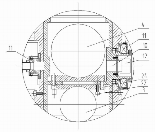 Airborne turret with in-built CCD camera and forward looking infrared device and control system thereof