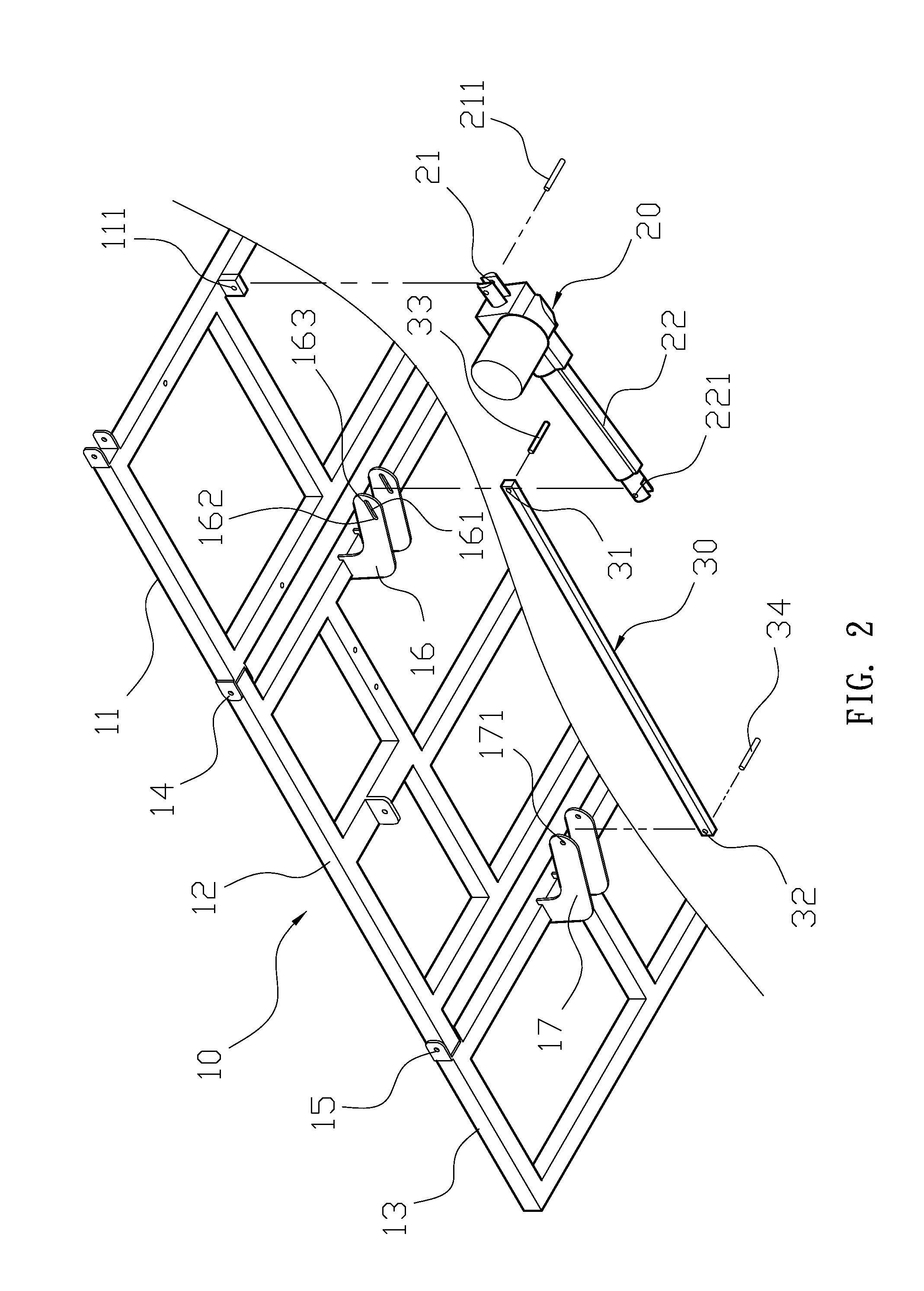 Single driver connecting structure for an electric bed or chair