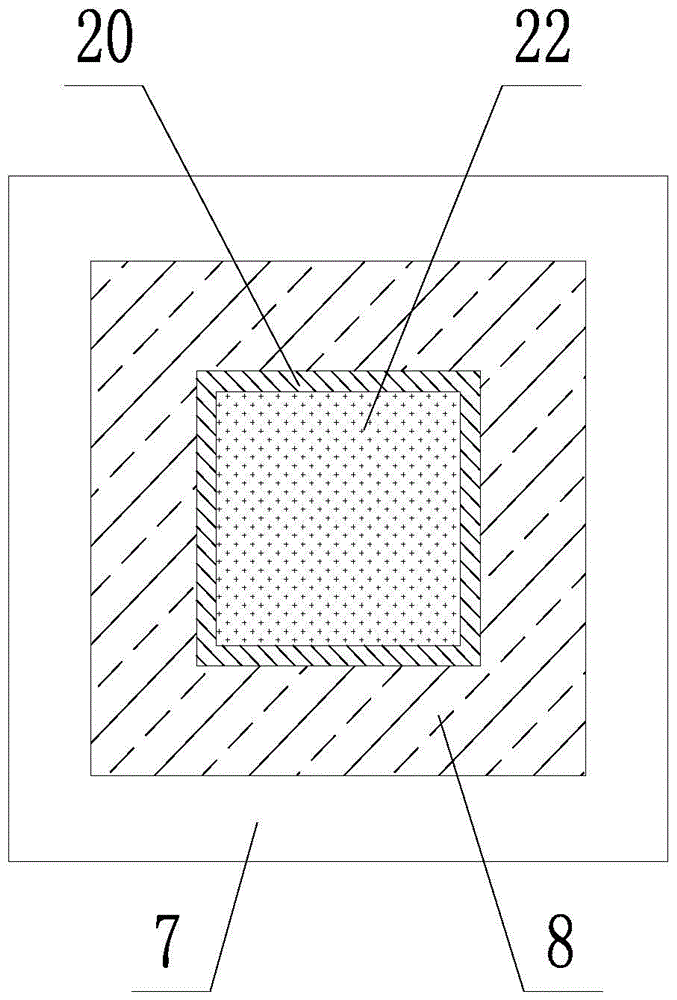 A device for simulating the initial solidification of molten steel in a mold