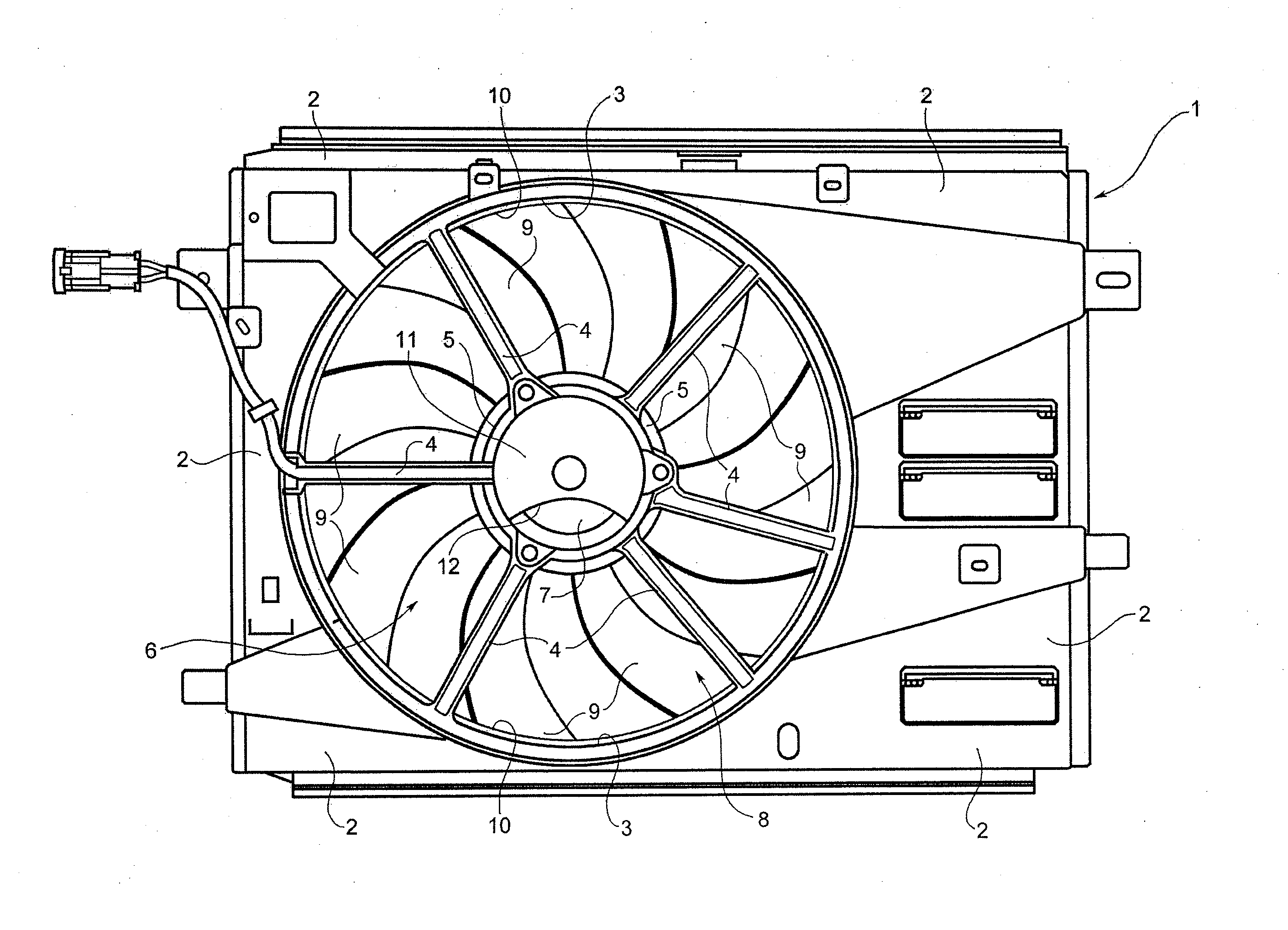 Fan unit for a heat exchanger