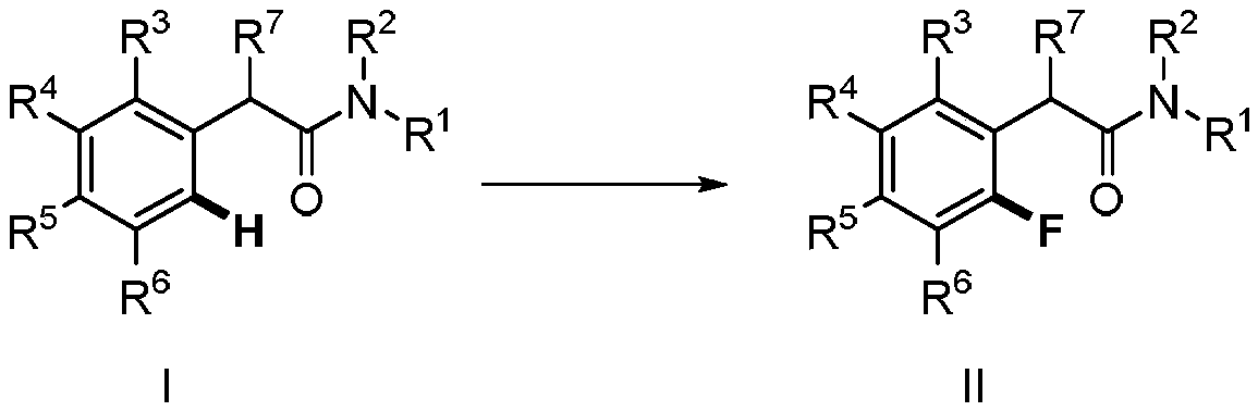 A method for synthesizing 2-fluoro-n-substituted aryl acetamides