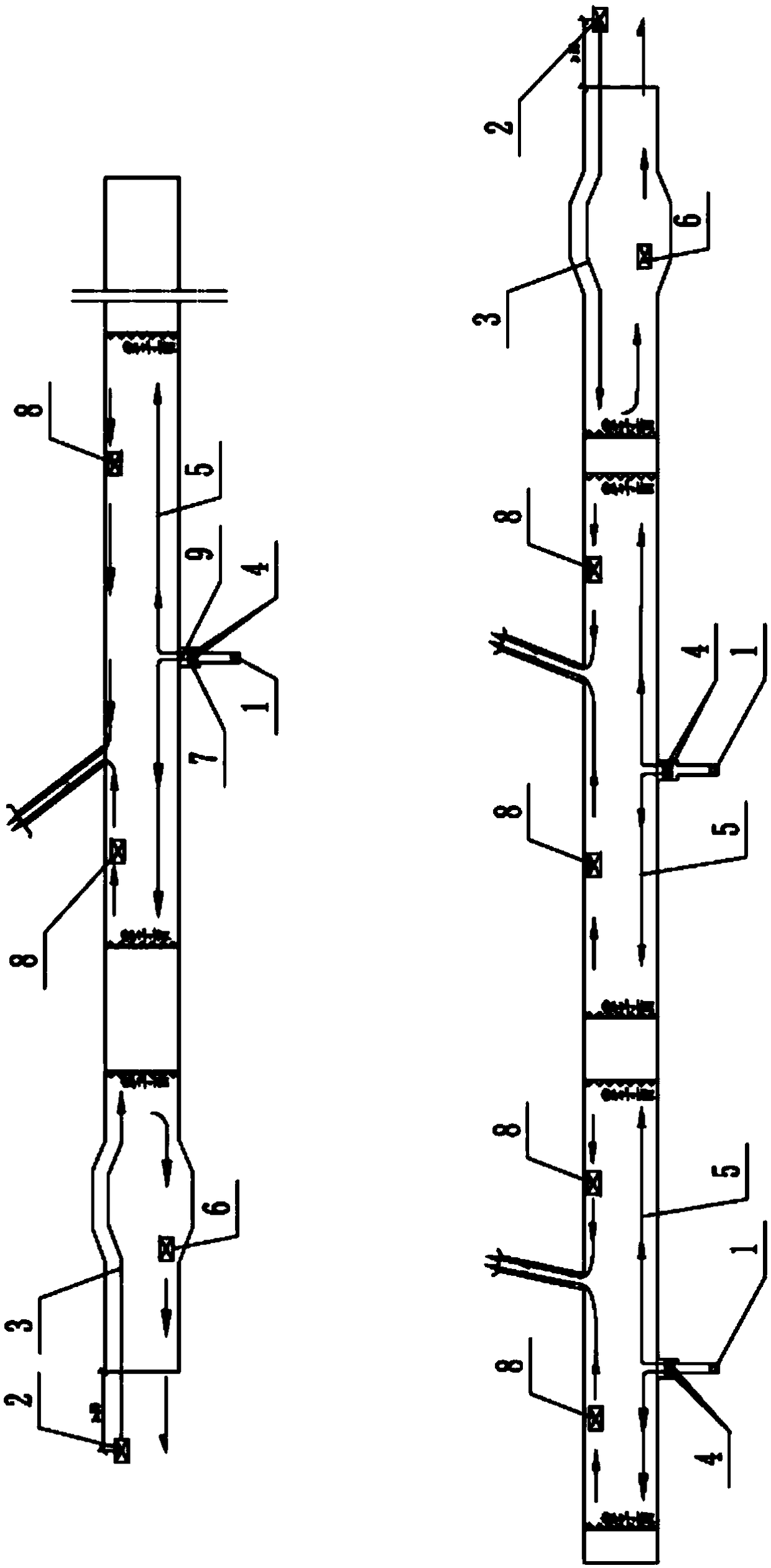 Ventilation method for high gas extra-long tunnel construction