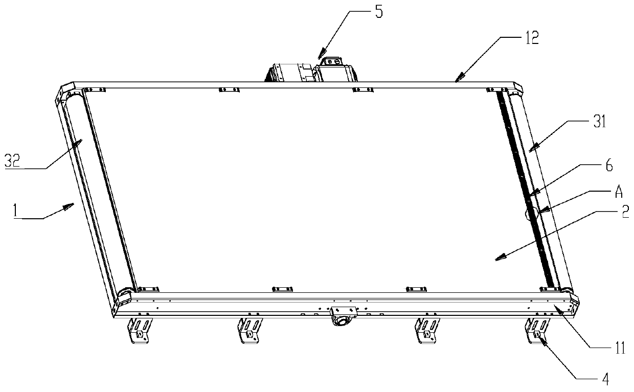 Low-altitude ground roller heavy load transport line