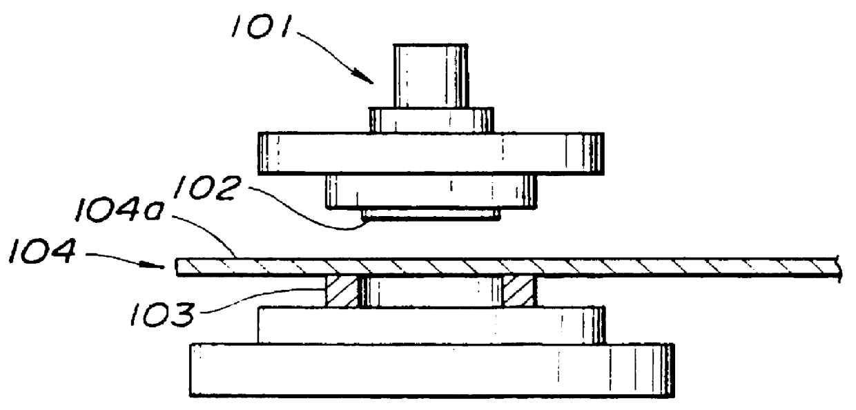 Method of punching template for forming a base plate of a tape cassette