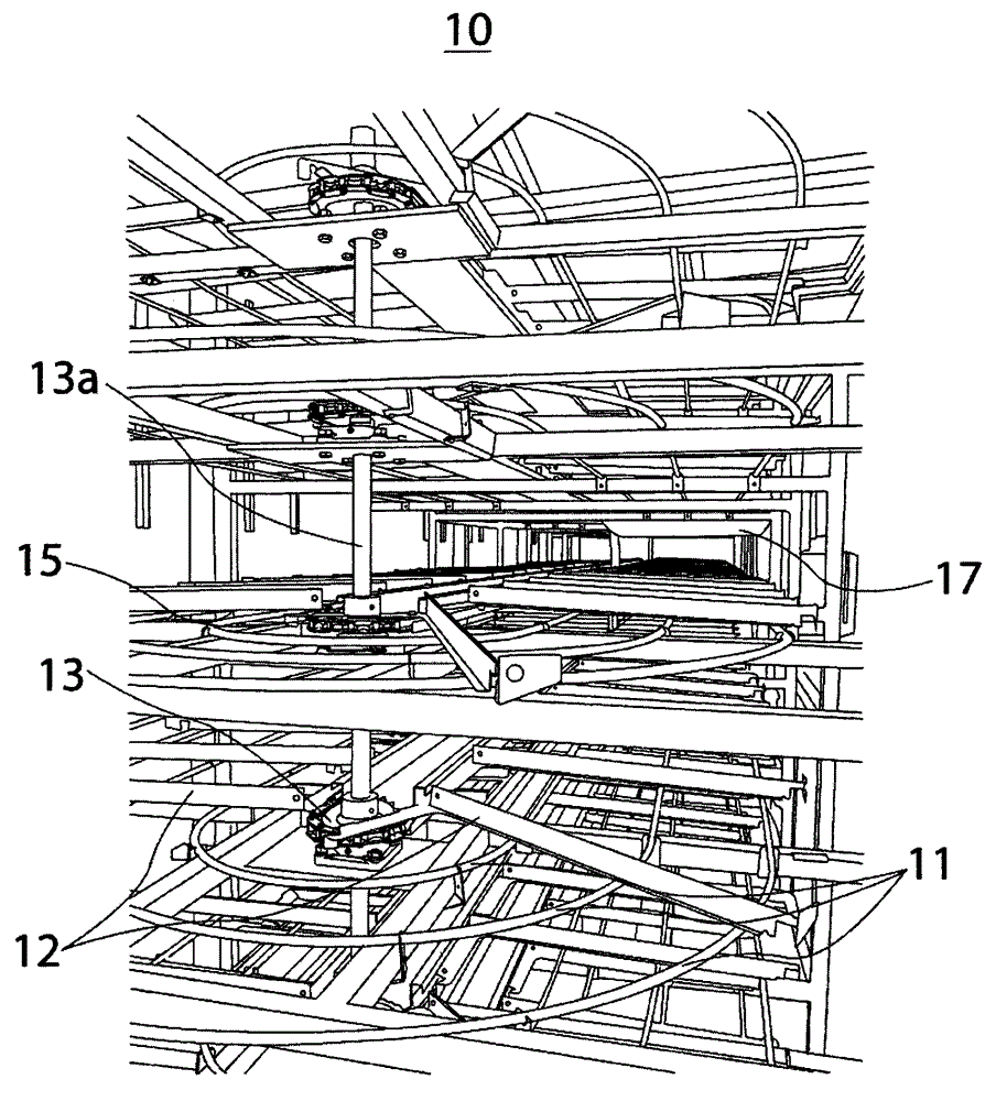 Water culturing system with multi-layer circulation structure