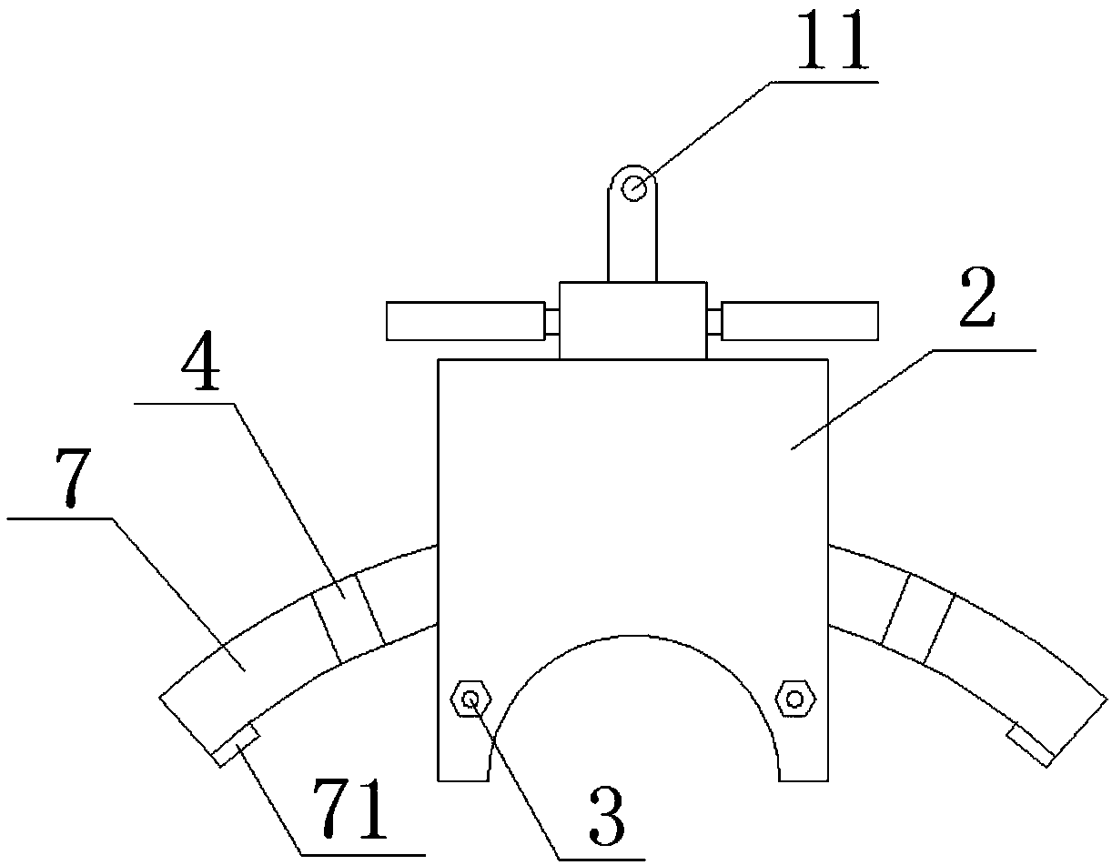 Lifting device for main shaft bushing