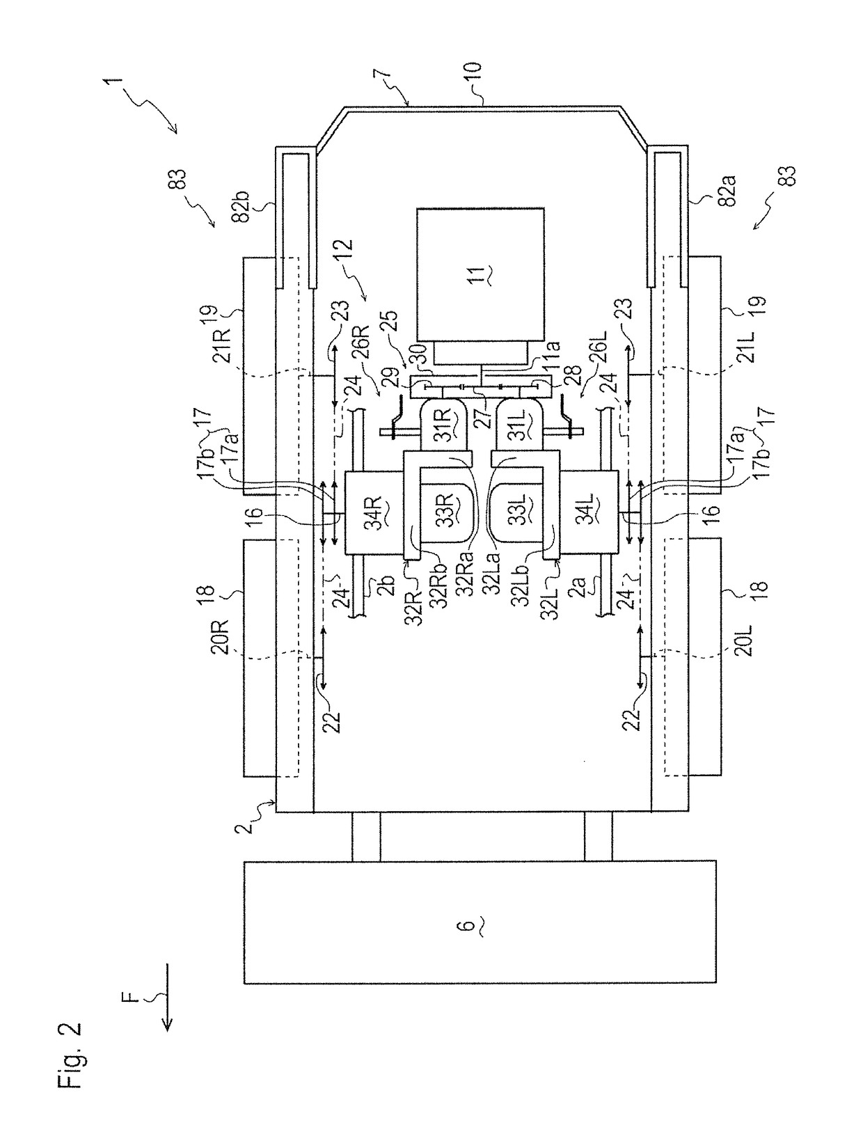 Power transmission assembly for a vehicle