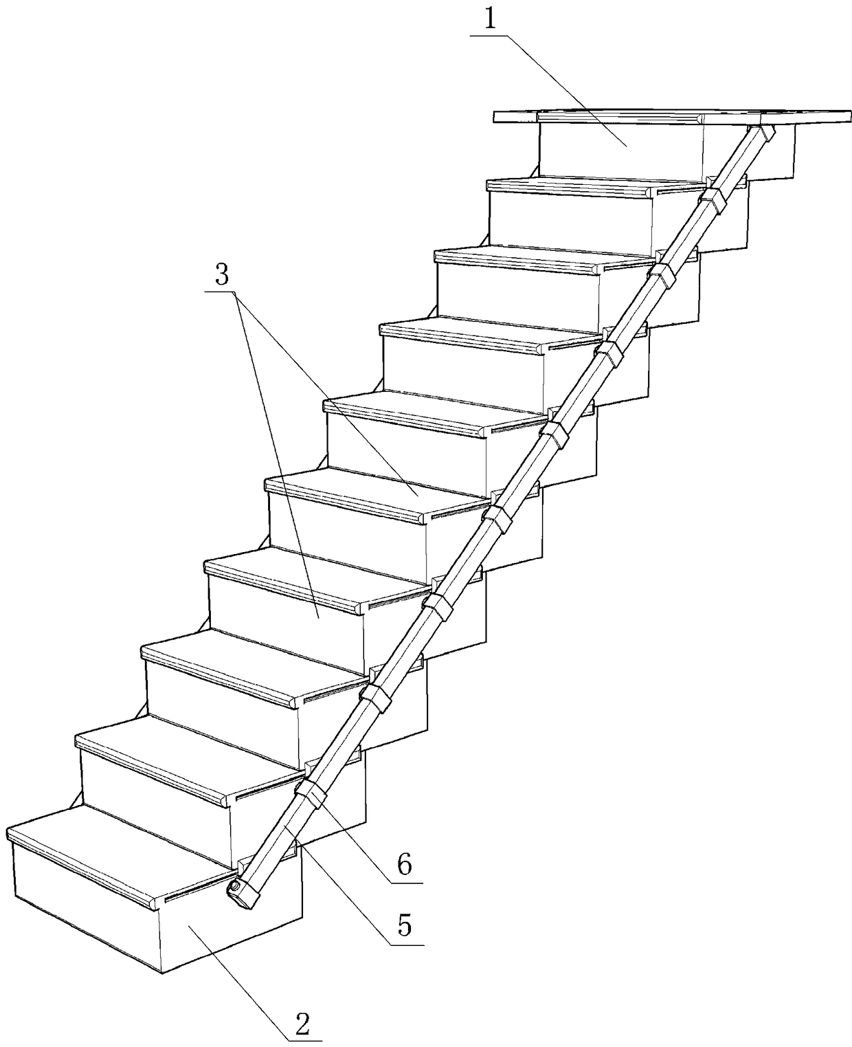 Multifunctional box type movable step