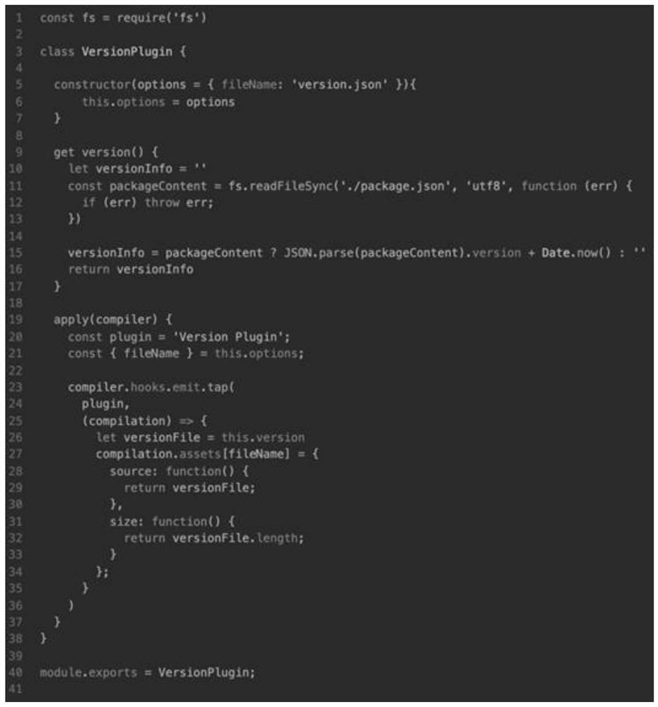 Silent update method and device for front-end resource and computer equipment