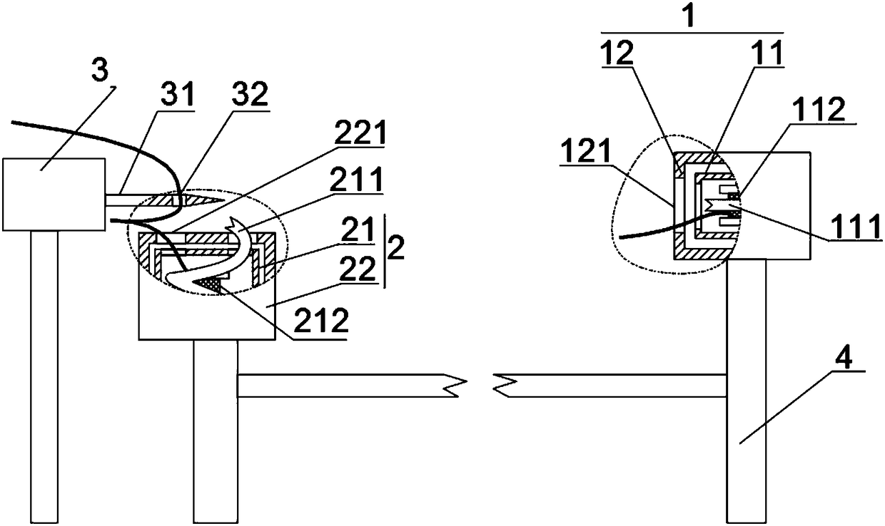 A weft feeding mechanism of a rapier loom