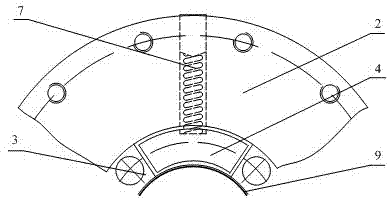 Brake device of linear motor