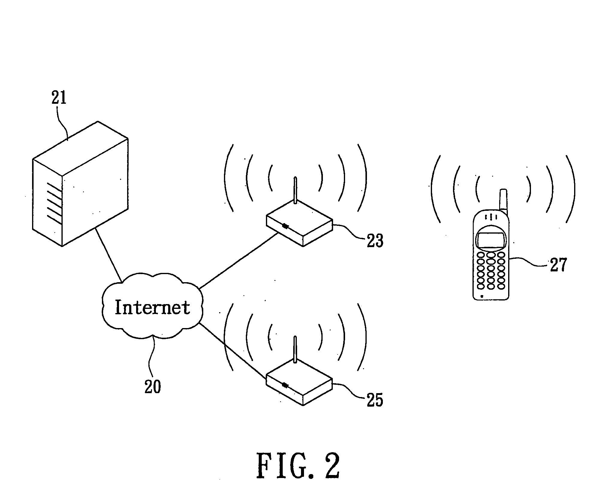 Method for displaying a real-time message on a mobile communication device