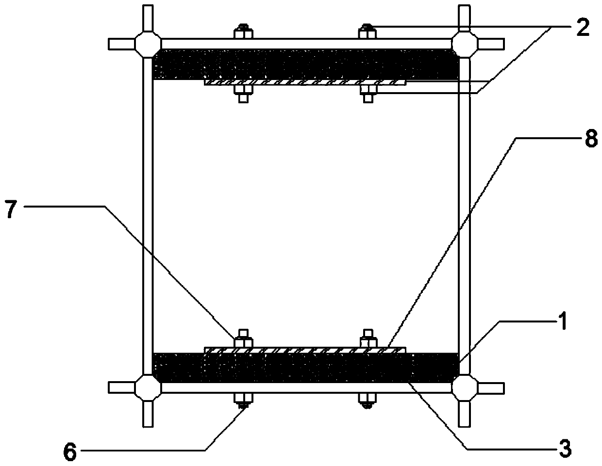 Wave absorbing device for centrifugal machine model box