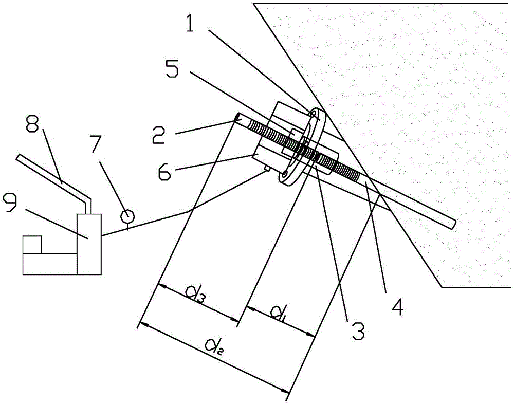 TBM excavation section anchor rod anti-drawing detection experiment device and using method