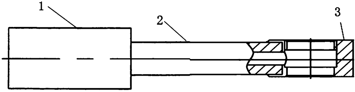 Welded joint structure used for automobile brake hose and welding process of welded joint structure