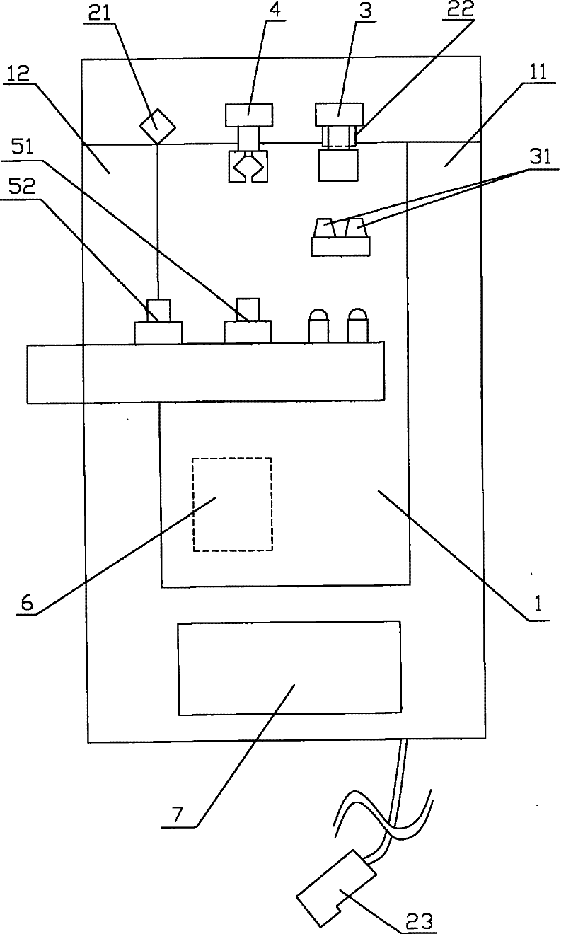 Sample check device for blood sample analysis system