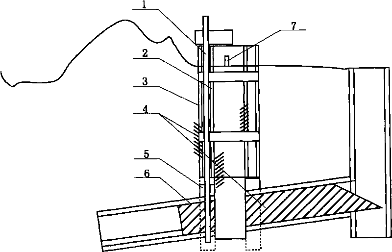 Construction method and equipment for cutting deep-buried structure with small-caliber drill tool