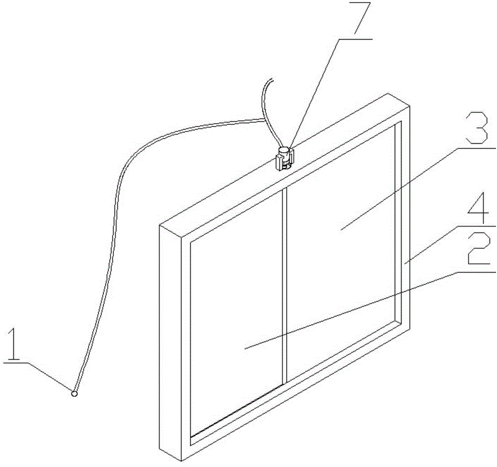 Electric rack type automatic sliding window device