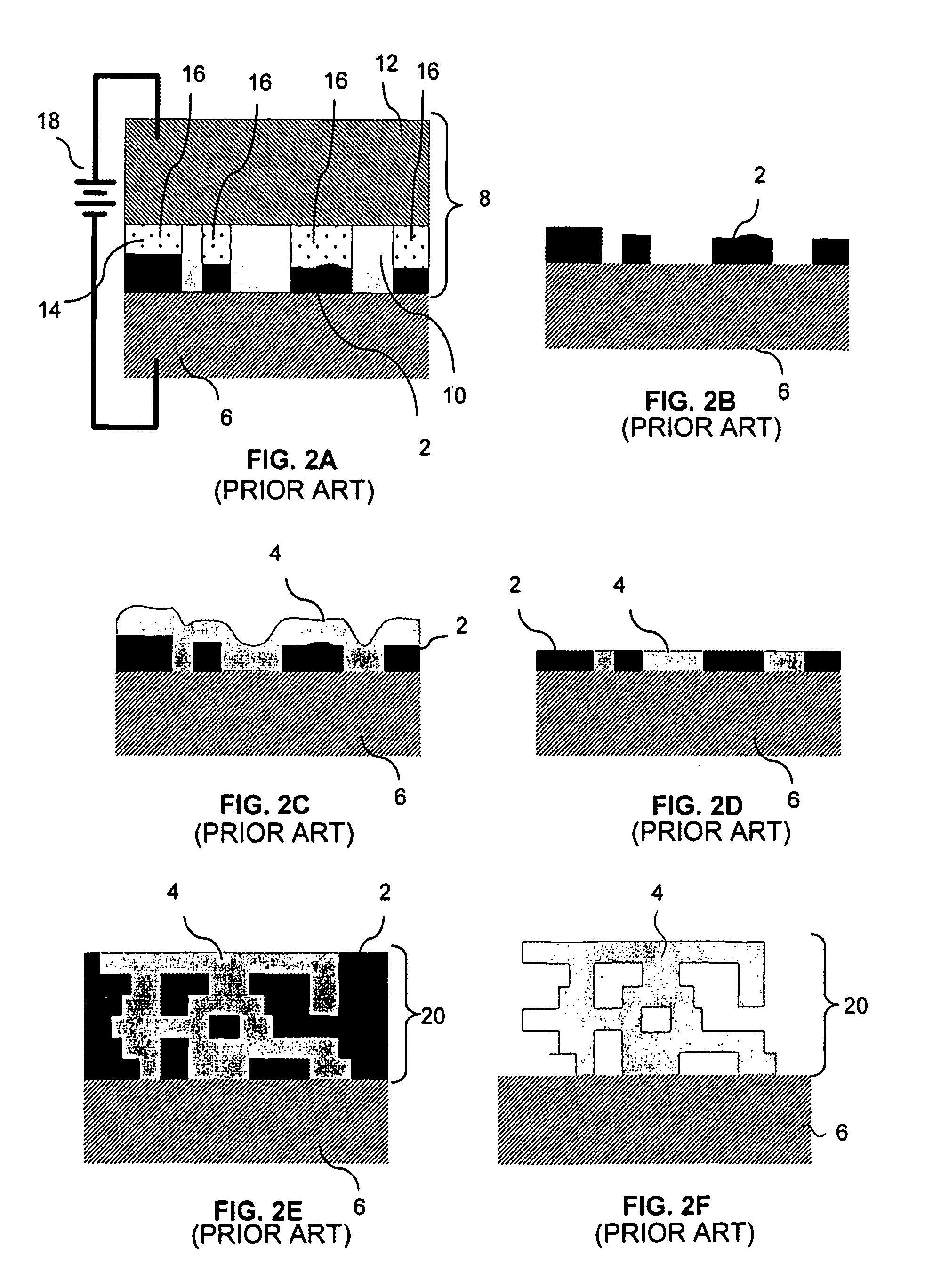 Electrochemical fabrication methods including use of surface treatments to reduce overplating and/or planarization during formation of multi-layer three-dimensional structures