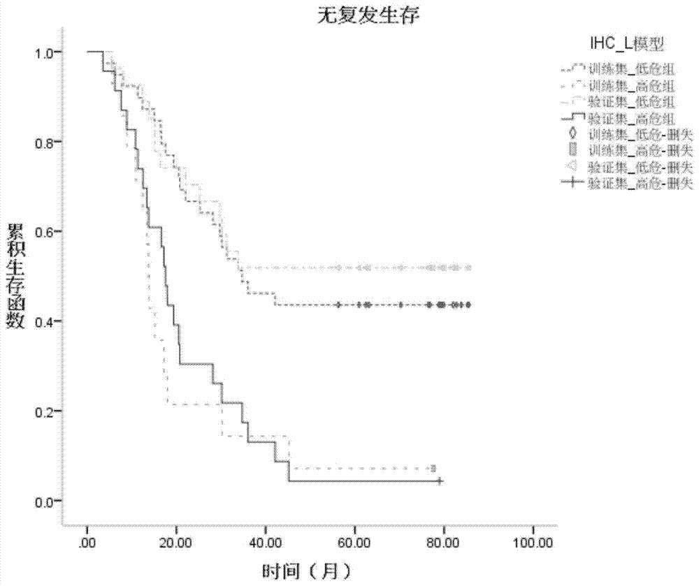 A group of genes used for prognosis of hormone receptor-positive breast cancer and applications thereof