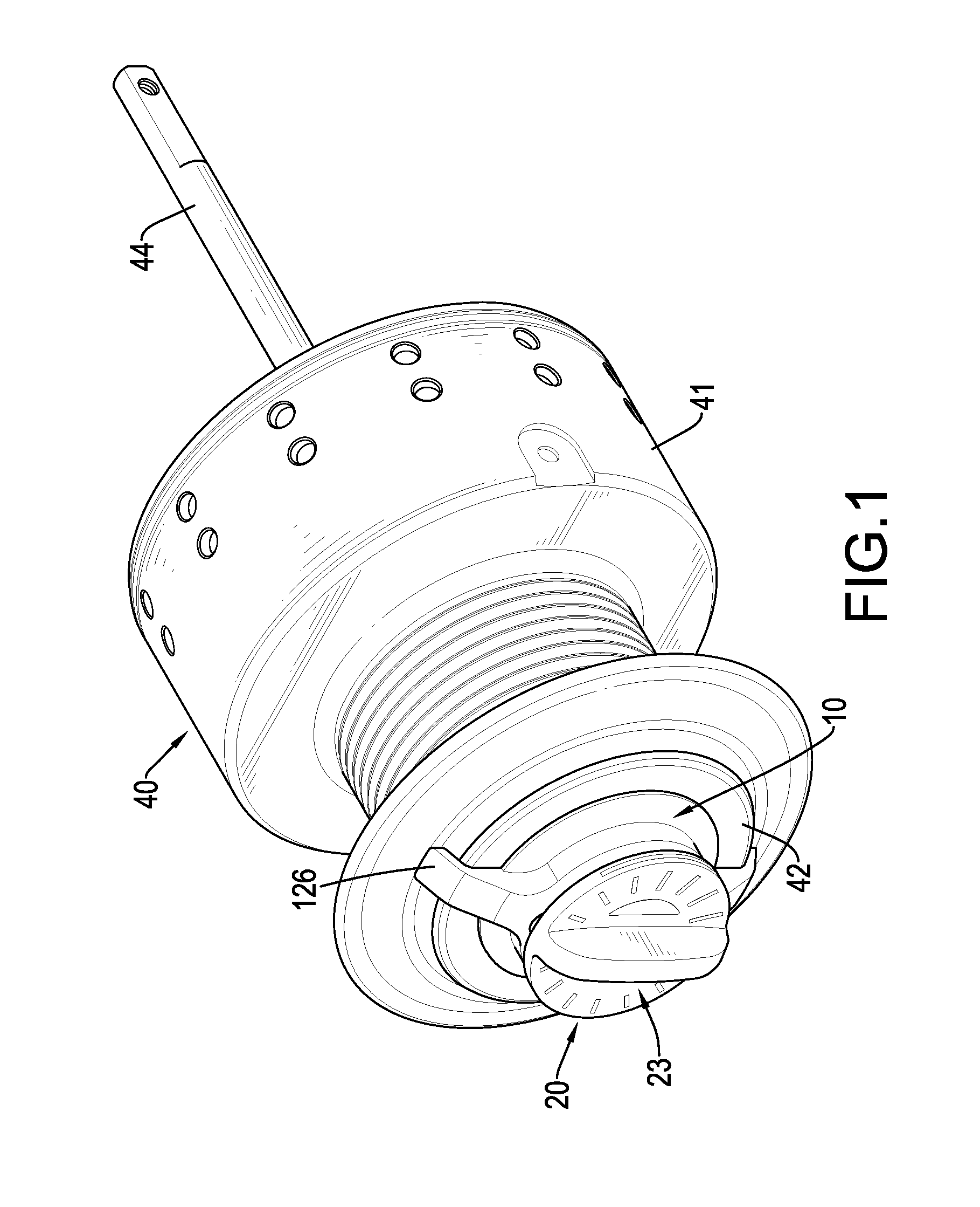 Brake-adjusting assembly for a fishing reel