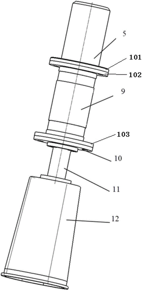 Automatic assembly device of flexible component