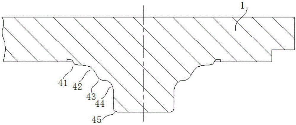 A kind of vulcanization molding die and manufacturing method of special-shaped saturated nitrile rubber sandwich cloth diaphragm