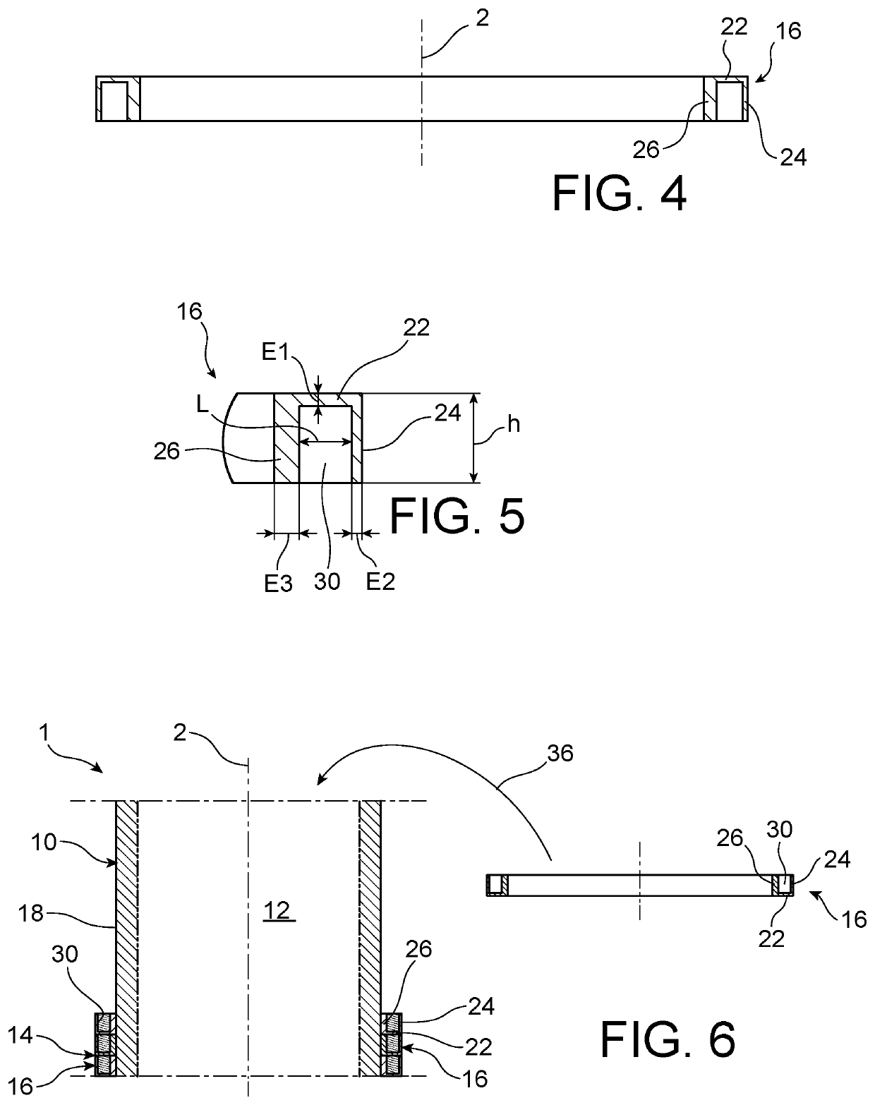 Packaging for the transport and/or storage of radioactive materials, permitting easier production and improved heat conductivity