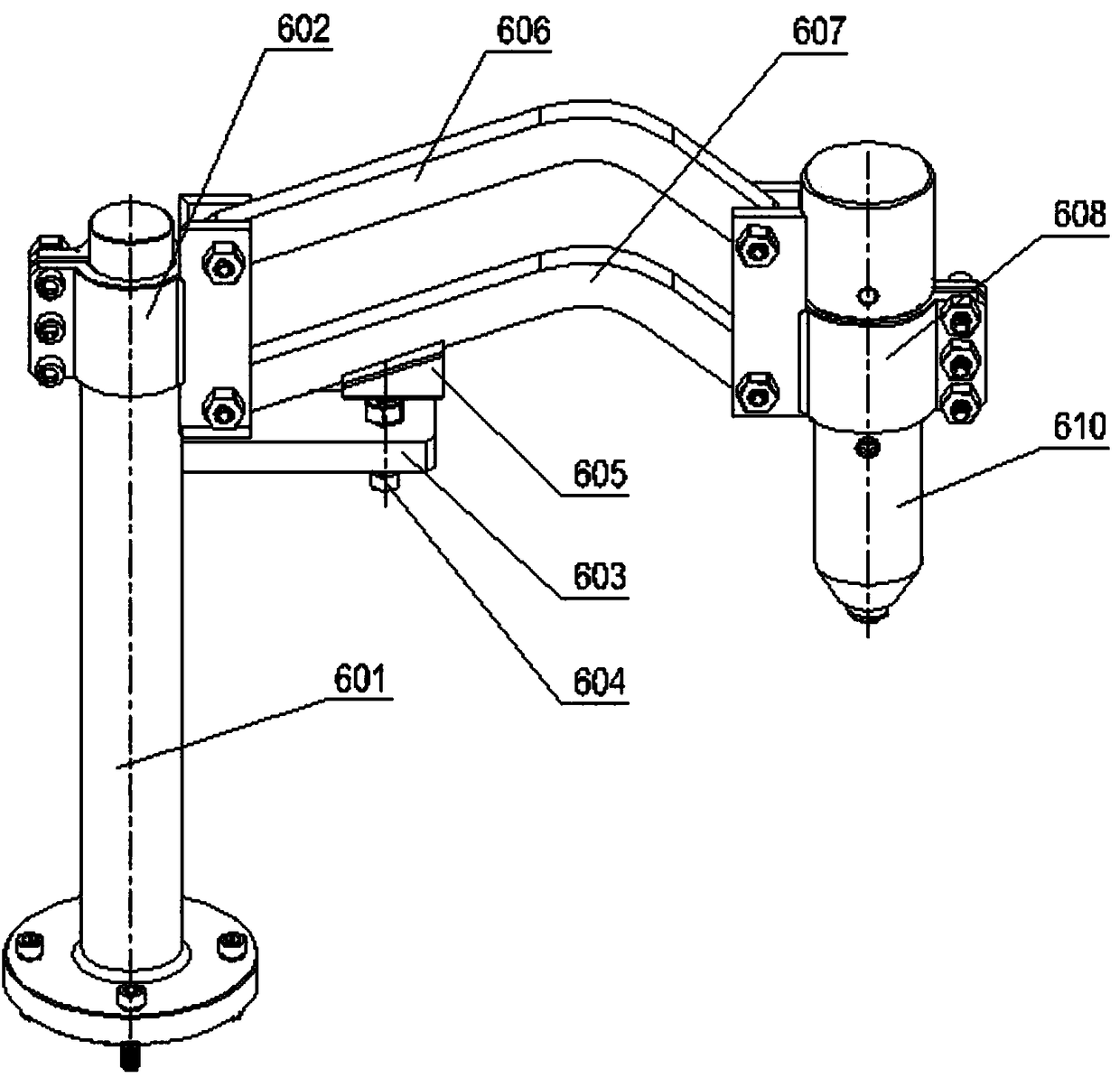 Pneumatic impact forging mechanism